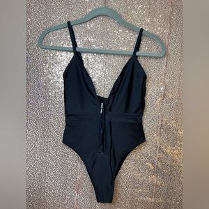 Black One-piece Swimsuit